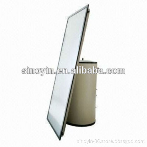 Flat Plate Solar Thermal Collector with Blue Titanium Absorber, Approved by SRCC